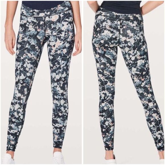 lululemon athletica Pants - Lululemon Wunder Under Hi-Rise Tight 28 Inch Spring Bloom Multi Leggings 6